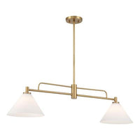 2-Light Linear Chandelier