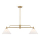 2-Light Linear Chandelier