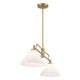 2-Light Linear Chandelier