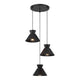 3-Light Multi-Point Chandelier