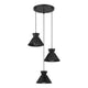 3-Light Multi-Point Chandelier
