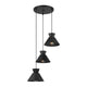 3-Light Multi-Point Chandelier