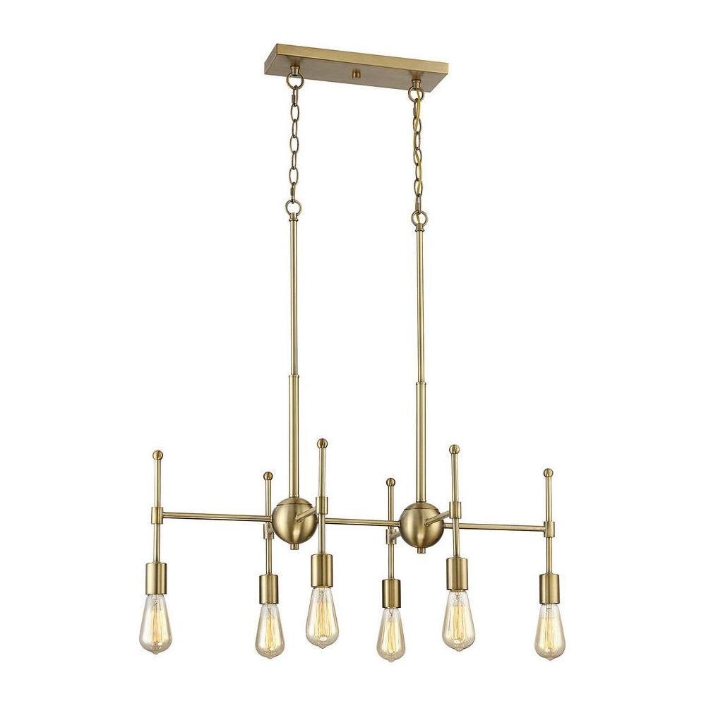 6-Light Linear Chandelier