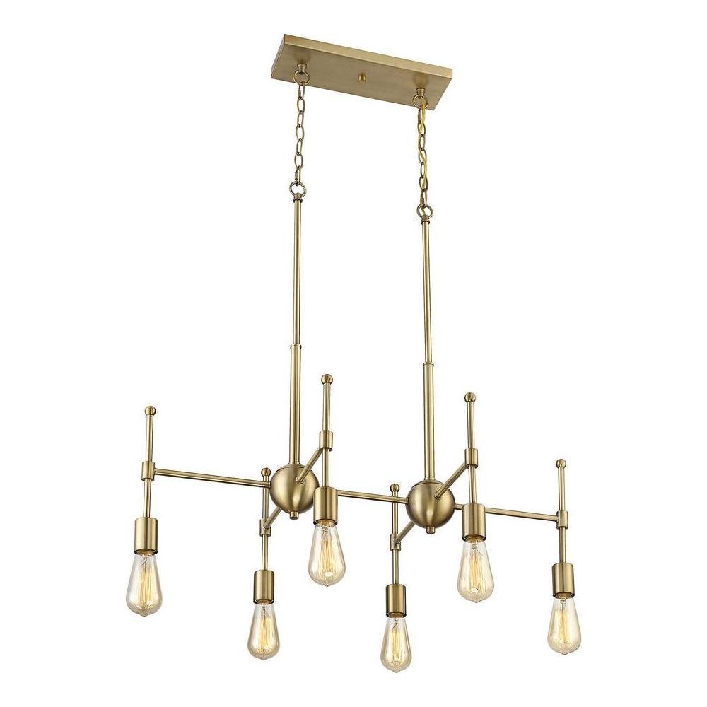 6-Light Linear Chandelier