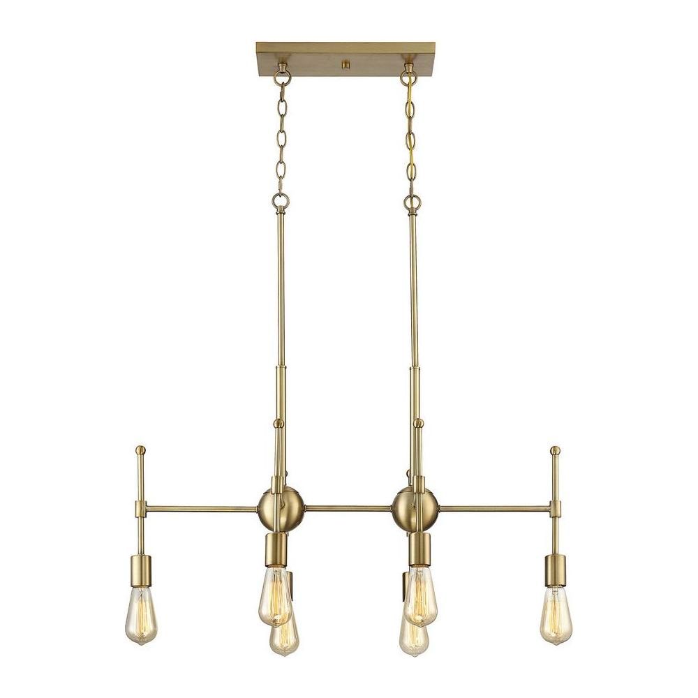 6-Light Linear Chandelier