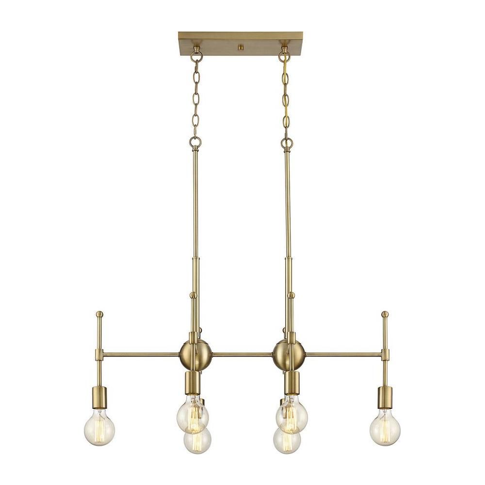 6-Light Linear Chandelier