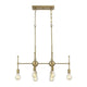 6-Light Linear Chandelier