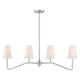 Meridian - 4-Light Linear Chandelier - Lights Canada
