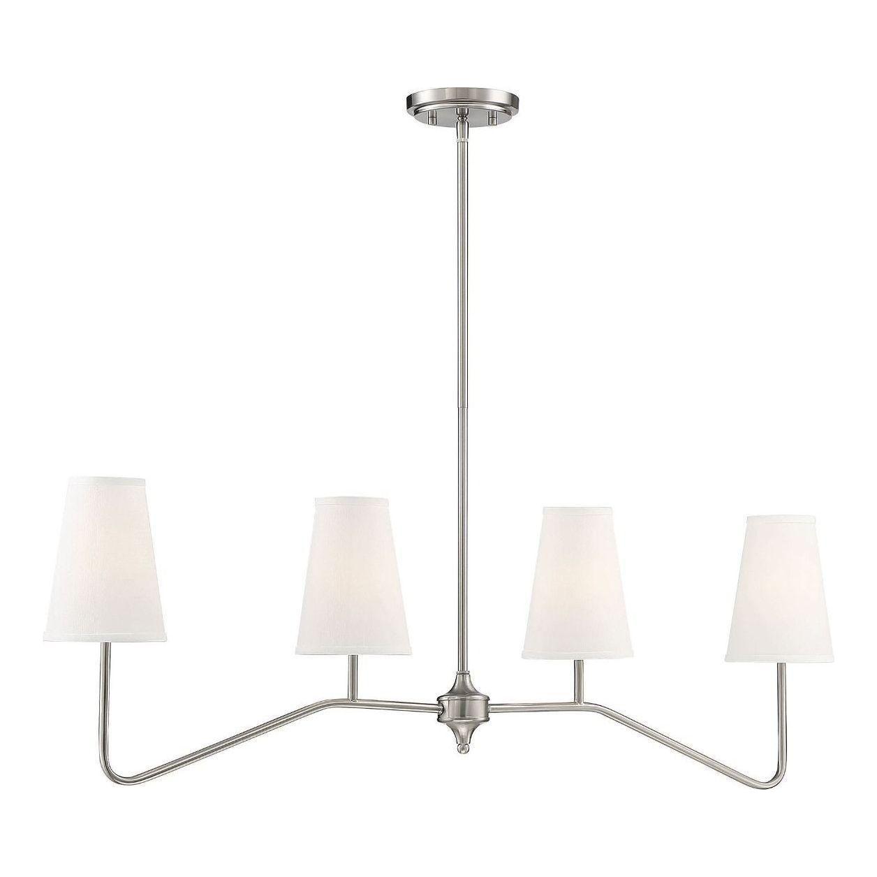 Meridian - 4-Light Linear Chandelier - Lights Canada