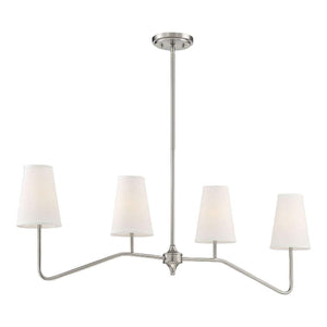 Meridian - 4-Light Linear Chandelier - Lights Canada