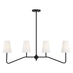 Meridian - 4-Light Linear Chandelier - Lights Canada