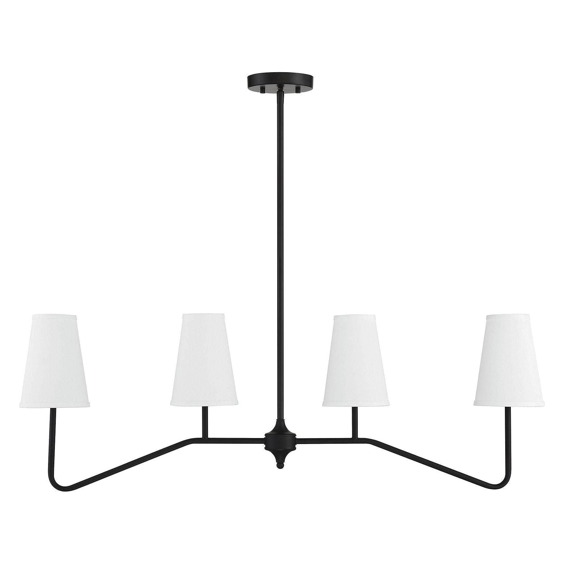 Meridian - 4-Light Linear Chandelier - Lights Canada