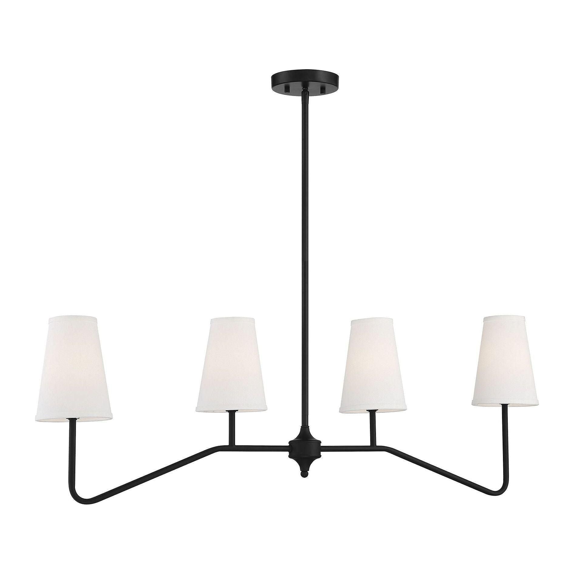 Meridian - 4-Light Linear Chandelier - Lights Canada