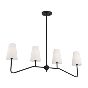 Meridian - 4-Light Linear Chandelier - Lights Canada