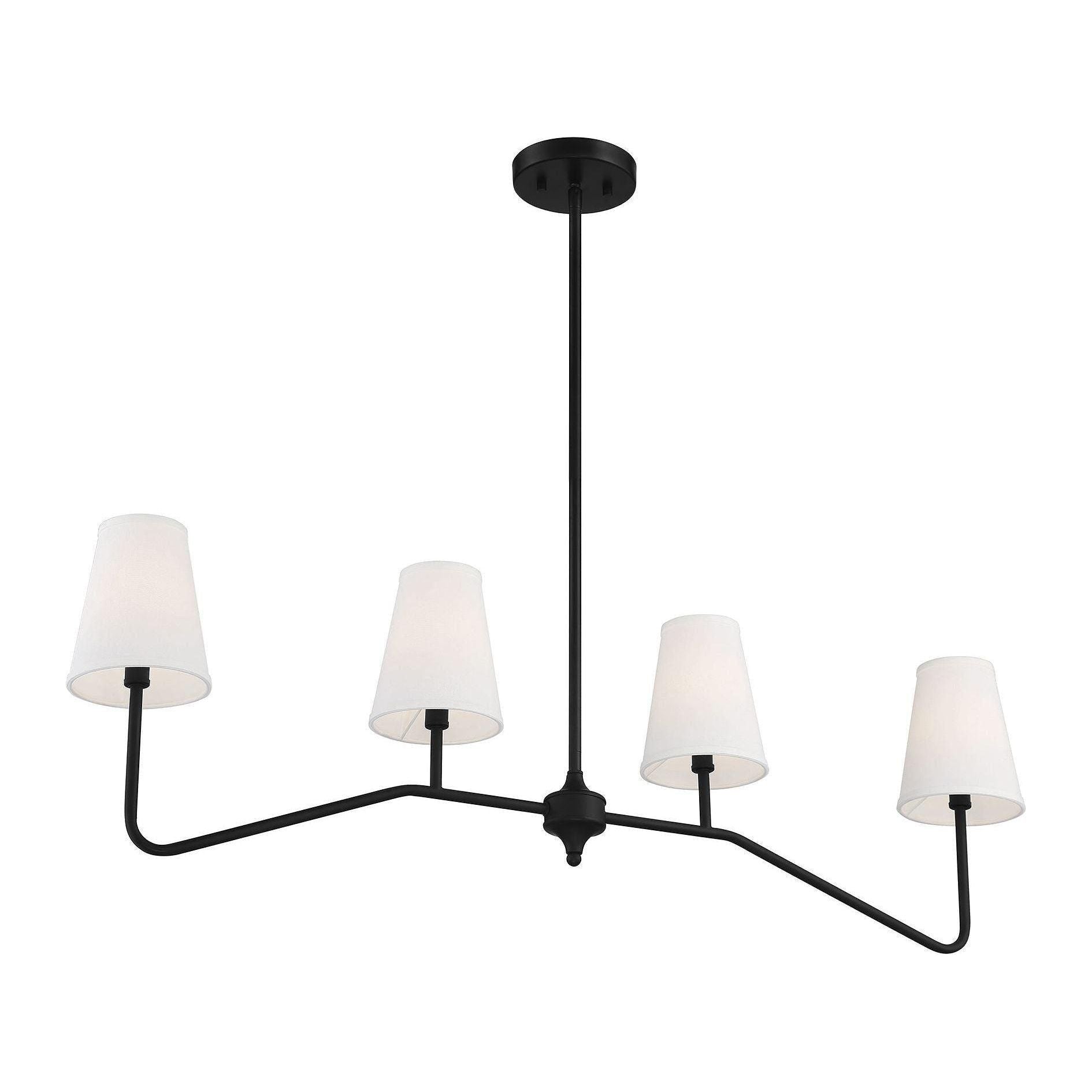 Meridian - 4-Light Linear Chandelier - Lights Canada