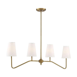 Meridian - 4-Light Linear Chandelier - Lights Canada