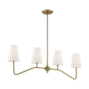 Meridian - 4-Light Linear Chandelier - Lights Canada