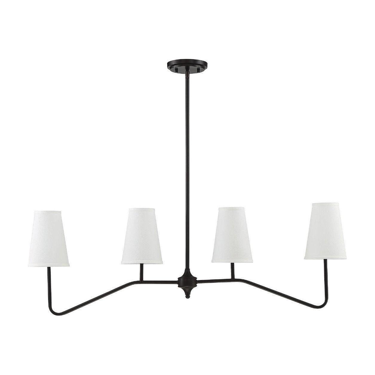 Meridian - 4-Light Linear Chandelier - Lights Canada