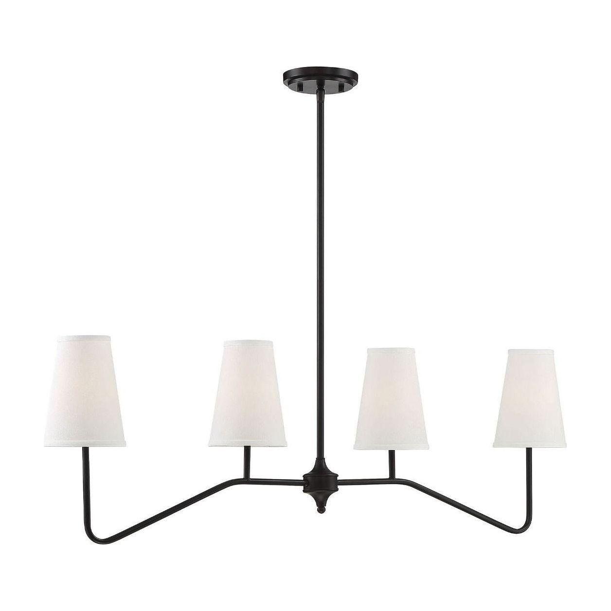 Meridian - 4-Light Linear Chandelier - Lights Canada