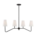 Meridian - 4-Light Linear Chandelier - Lights Canada
