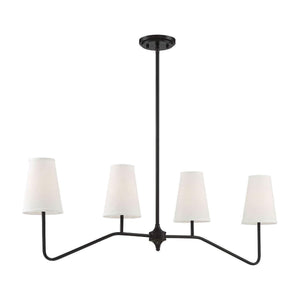 Meridian - 4-Light Linear Chandelier - Lights Canada