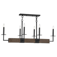 6-Light Linear Chandelier