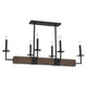 6-Light Linear Chandelier