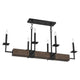 6-Light Linear Chandelier