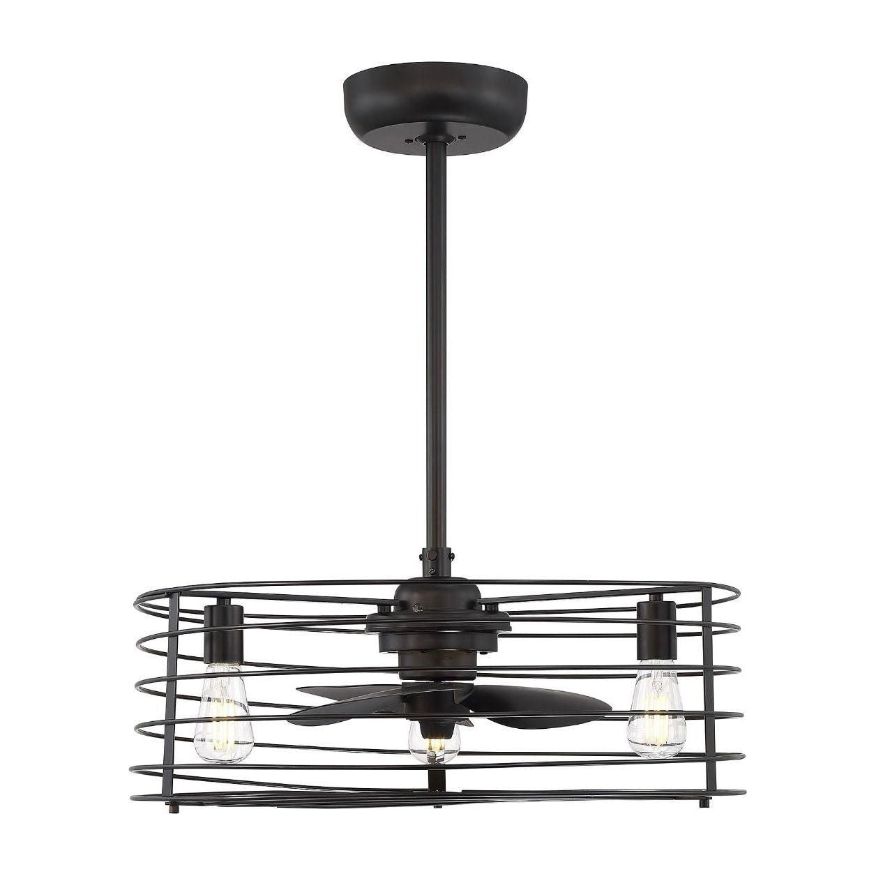 Meridian - 14" 3-Light Fan D'Lier - Lights Canada