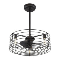 14" 3-Light Fan D'Lier