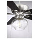Meridian - 52" 1-Light Ceiling Fan - Lights Canada