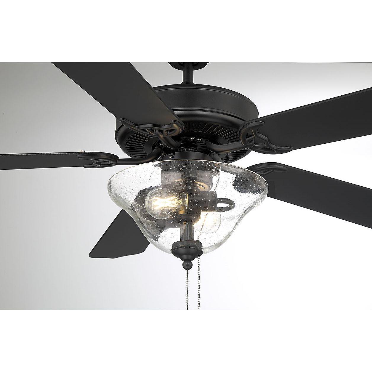 Meridian - 52" 2-Light Ceiling Fan - Lights Canada