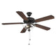 Meridian - 52" 2-Light Ceiling Fan - Lights Canada