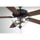 Meridian - 52" 2-Light Ceiling Fan - Lights Canada