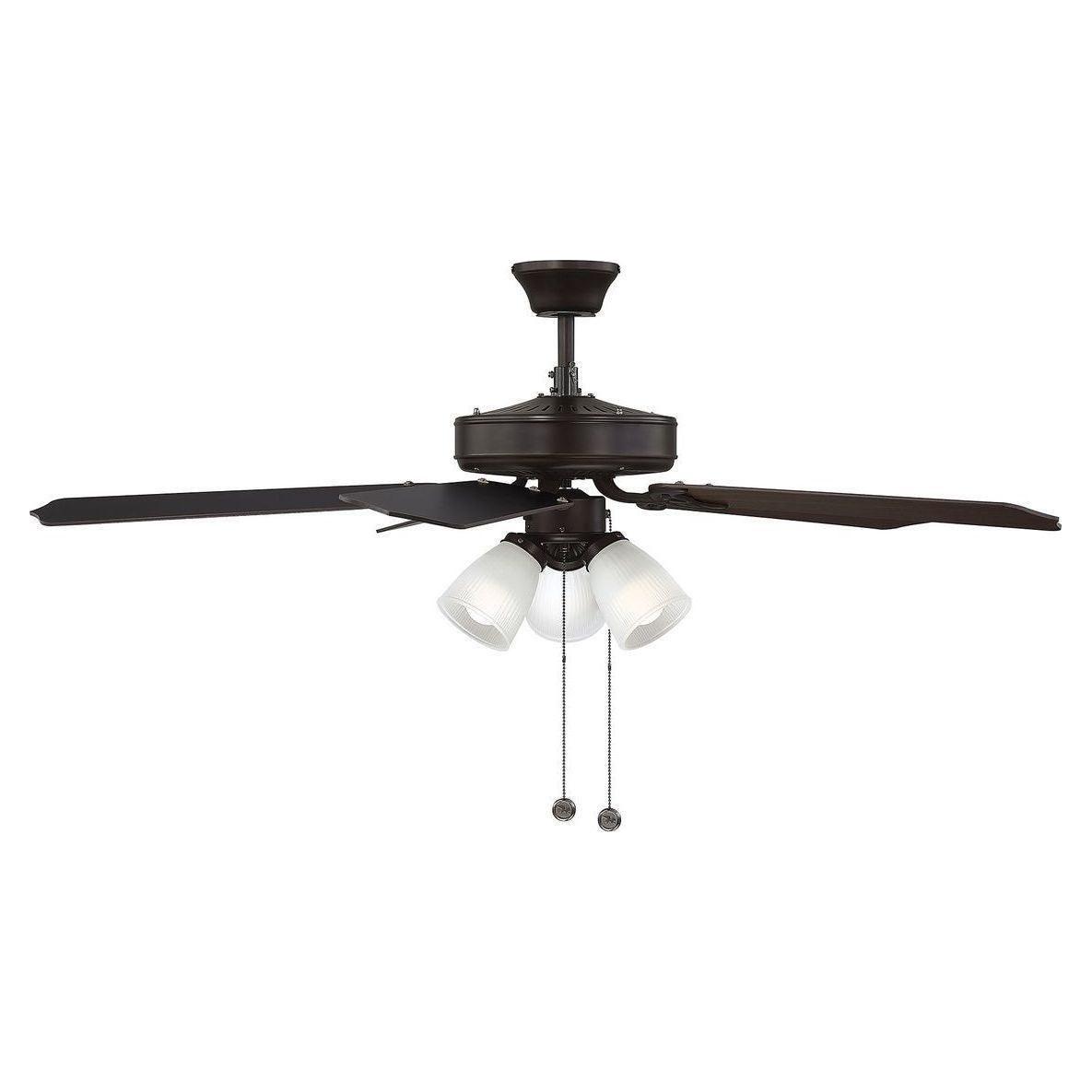 Meridian - 52" 3-Light Ceiling Fan - Lights Canada