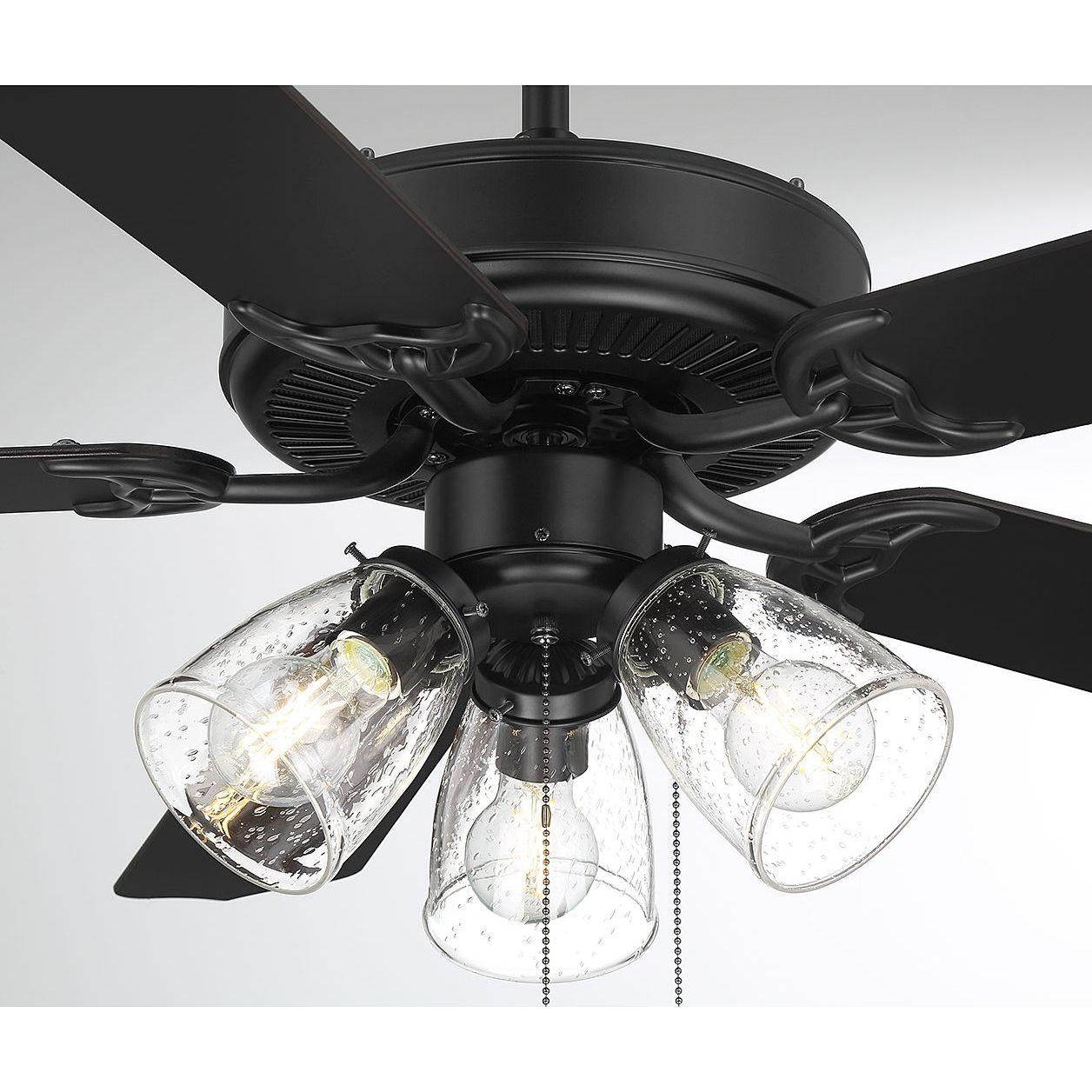 Meridian - 52" 3-Light Ceiling Fan - Lights Canada