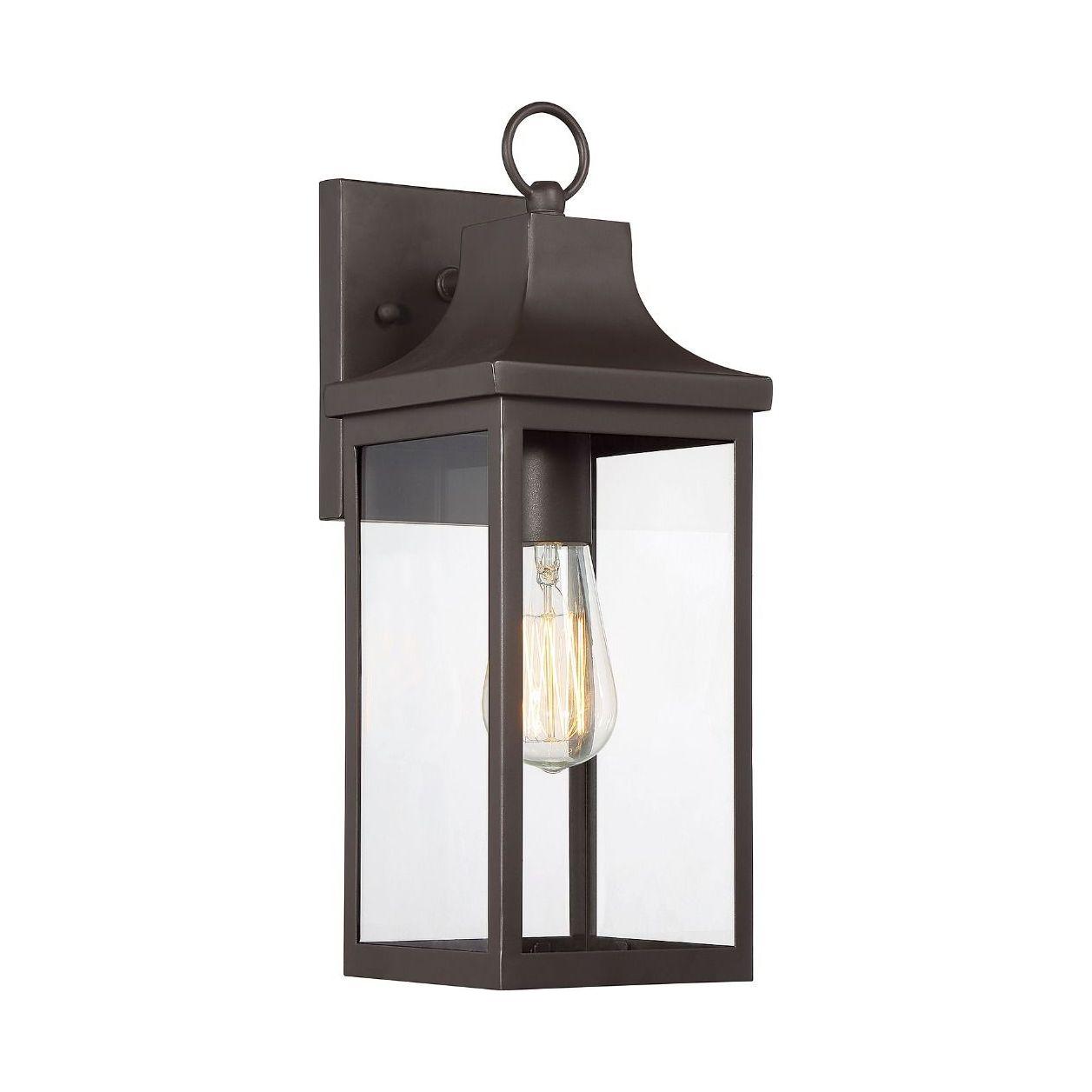 Meridian - 1-Light Outdoor Wall Lantern - Lights Canada