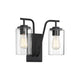Meridian - 2-Light Outdoor Wall Lantern - Lights Canada