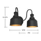 Meridian - 2-Light Outdoor Wall Lantern - Lights Canada