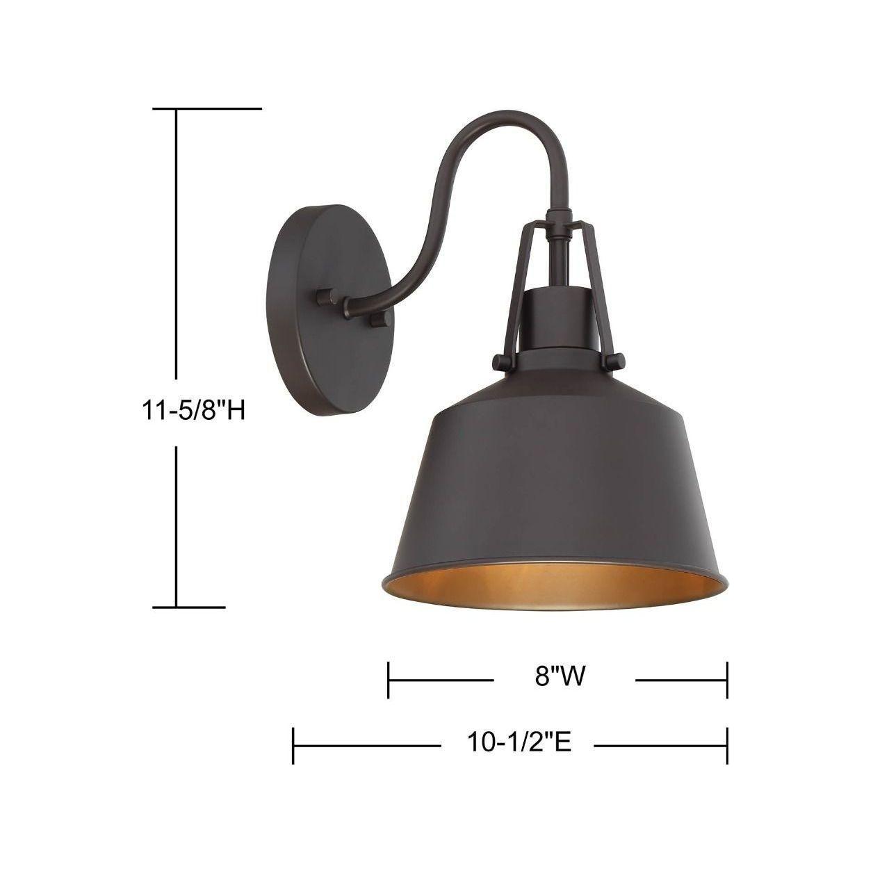 Meridian - 1-Light Outdoor Wall Lantern - Lights Canada