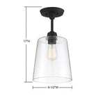 Meridian - 1-Light Ceiling Light - Lights Canada