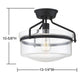 Meridian - 1-Light Ceiling Light - Lights Canada