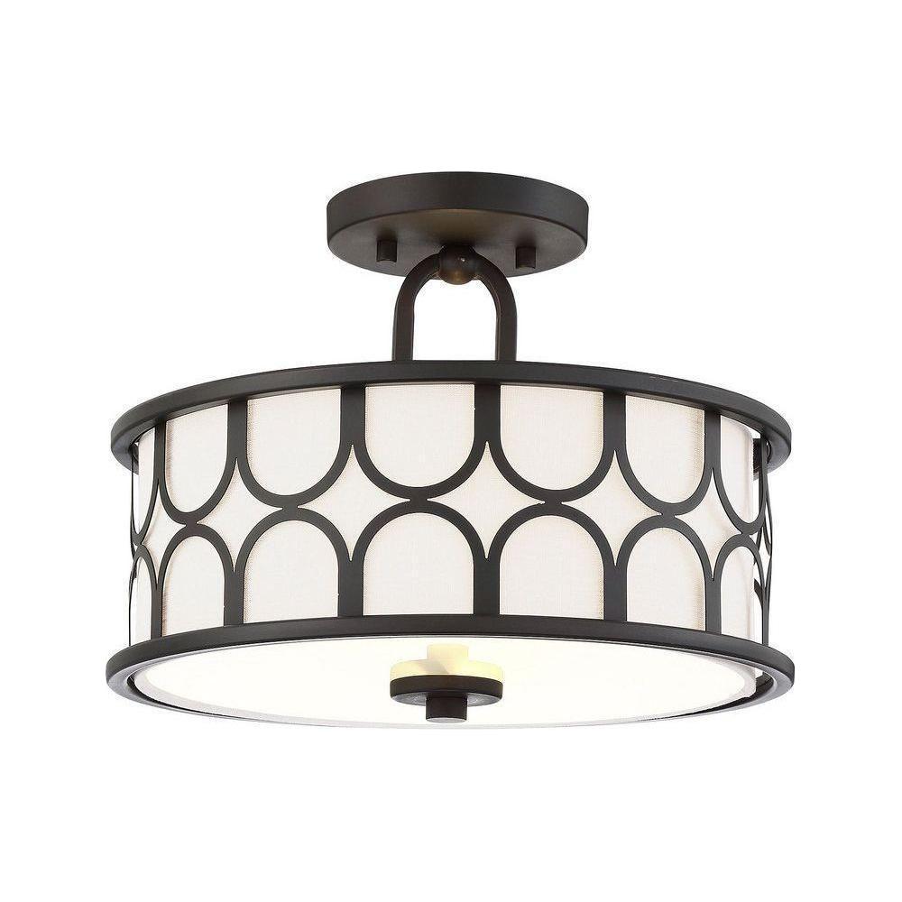 Meridian - 2-Light Ceiling Light - Lights Canada