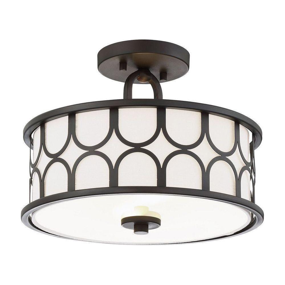 Meridian - 2-Light Ceiling Light - Lights Canada