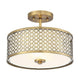 Meridian - 2-Light Ceiling Light - Lights Canada