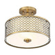 Meridian - 2-Light Ceiling Light - Lights Canada