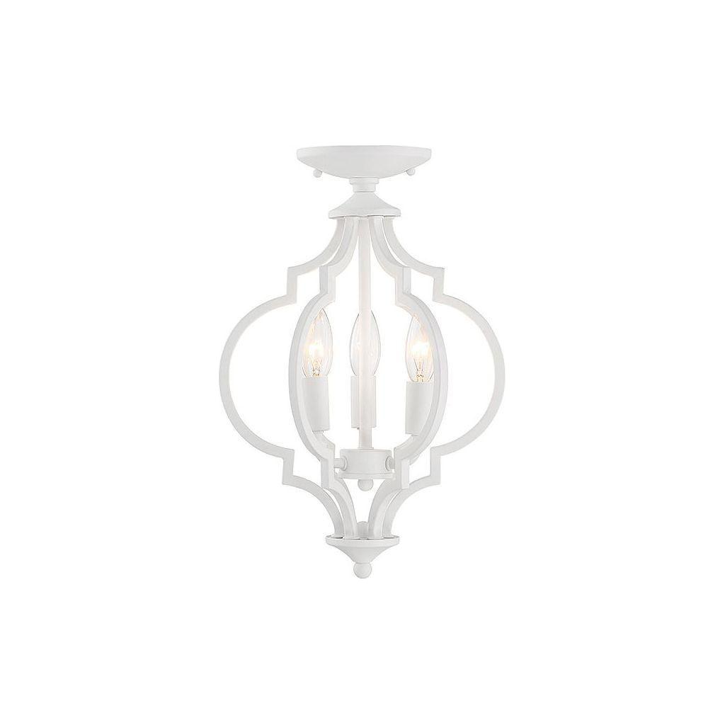 Meridian - 3-Light Convertible Semi Flush / Pendant - Lights Canada