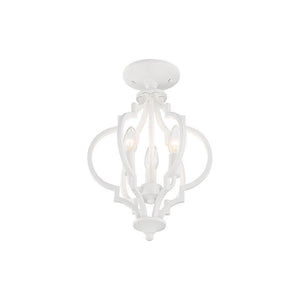 Meridian - 3-Light Convertible Semi Flush / Pendant - Lights Canada