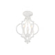 Meridian - 3-Light Convertible Semi Flush / Pendant - Lights Canada