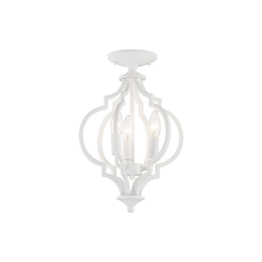 Meridian - 3-Light Convertible Semi Flush / Pendant - Lights Canada